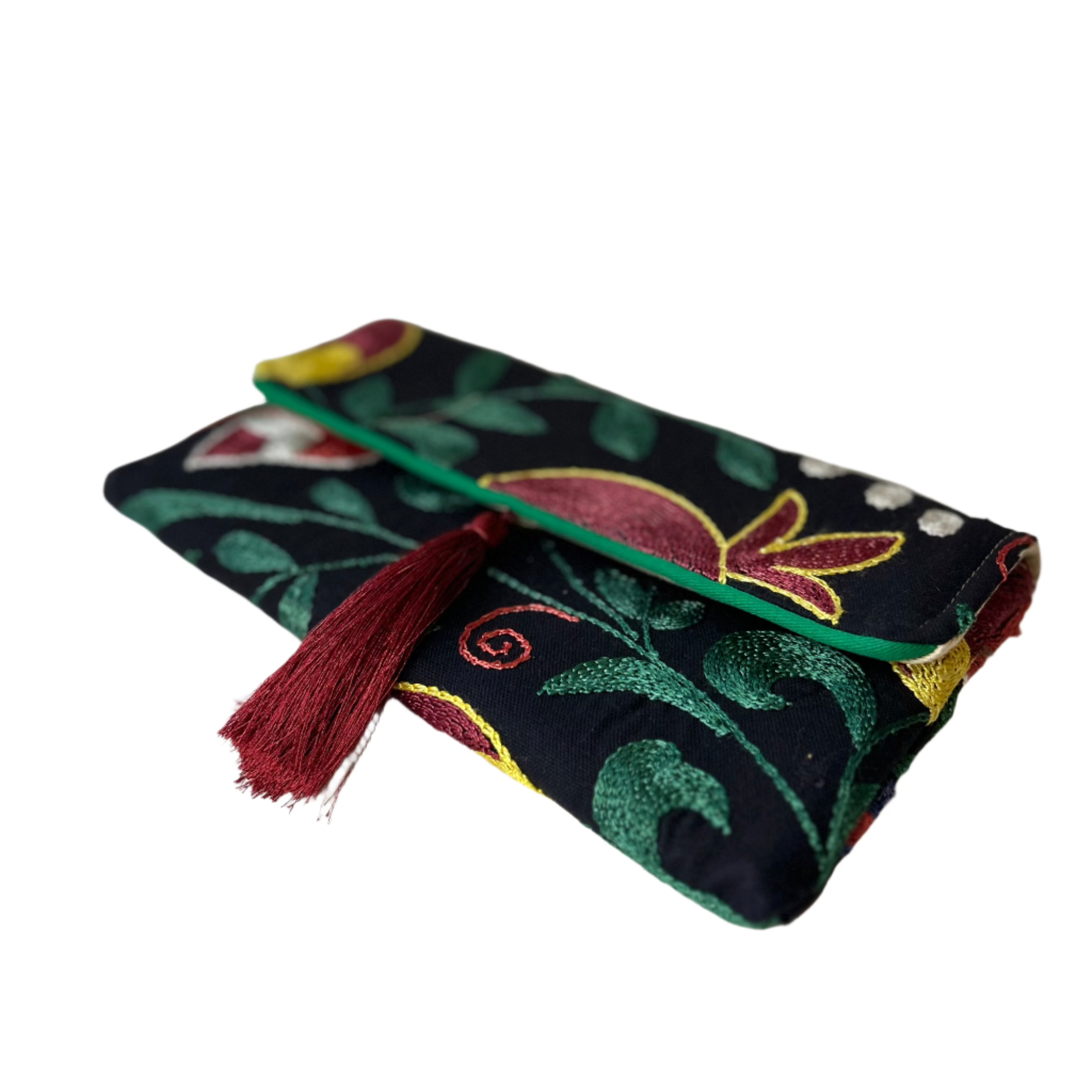 Suzani Pomegranate Clutch