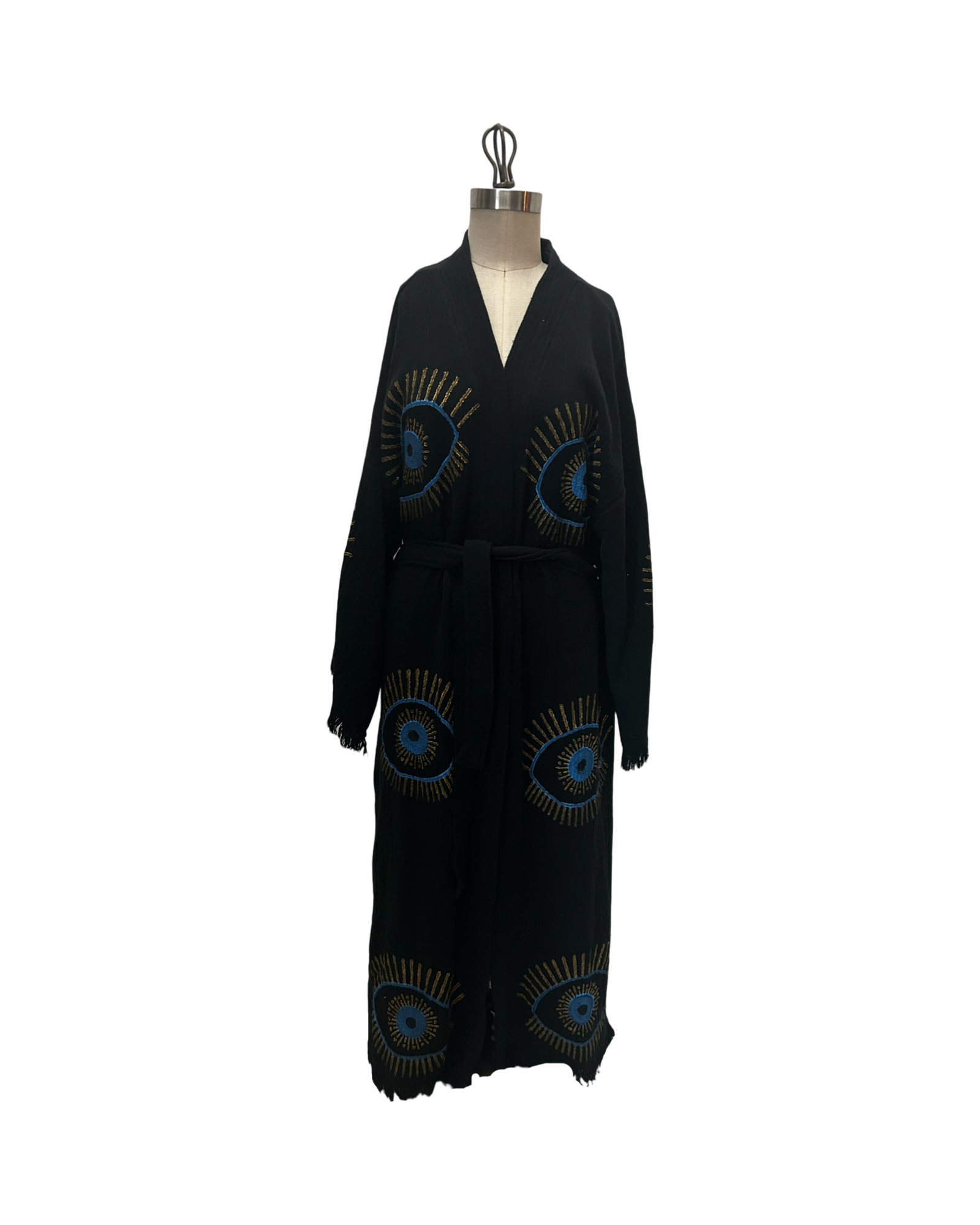 Evil Eye Robe in Black