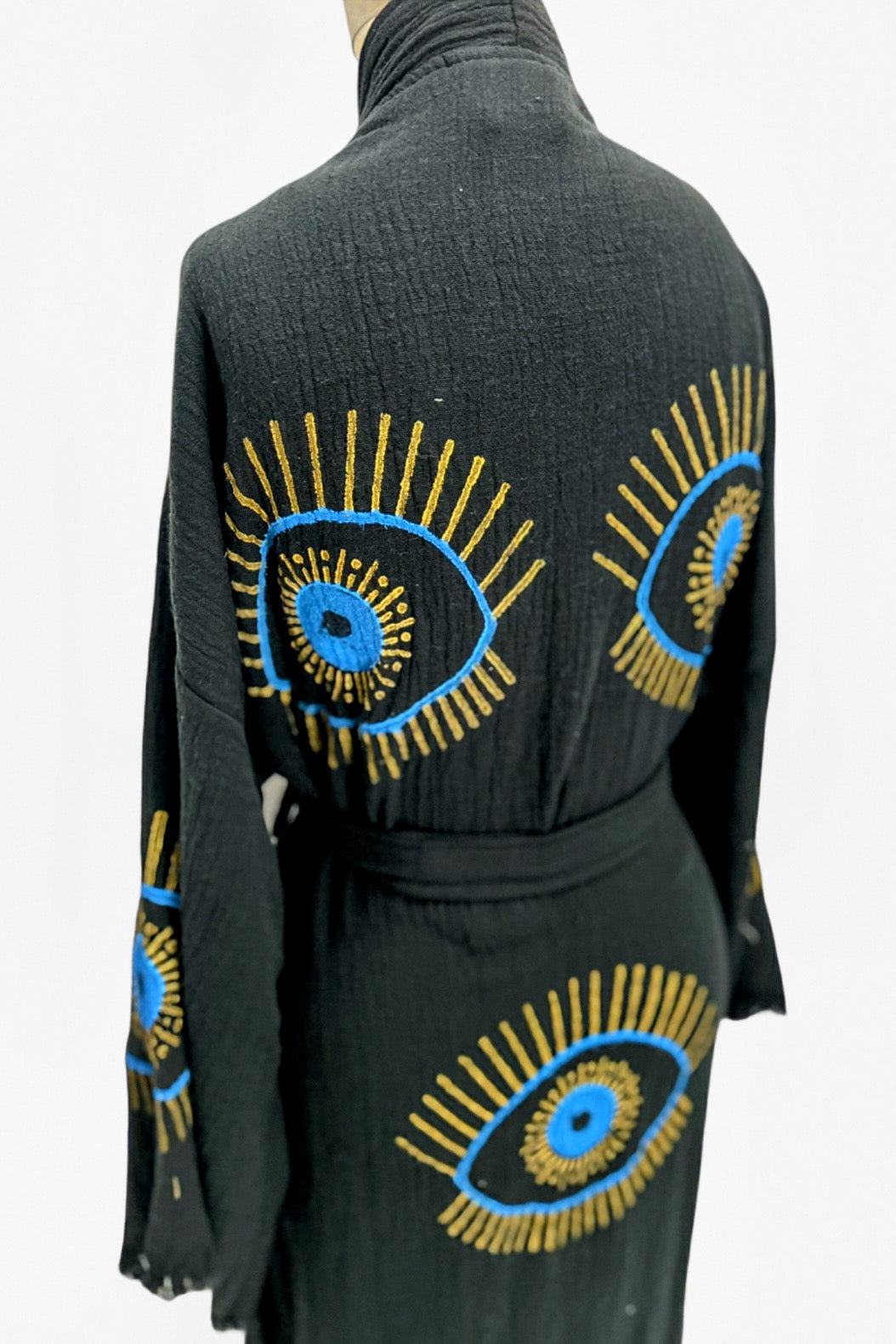 Evil Eye Robe in Black