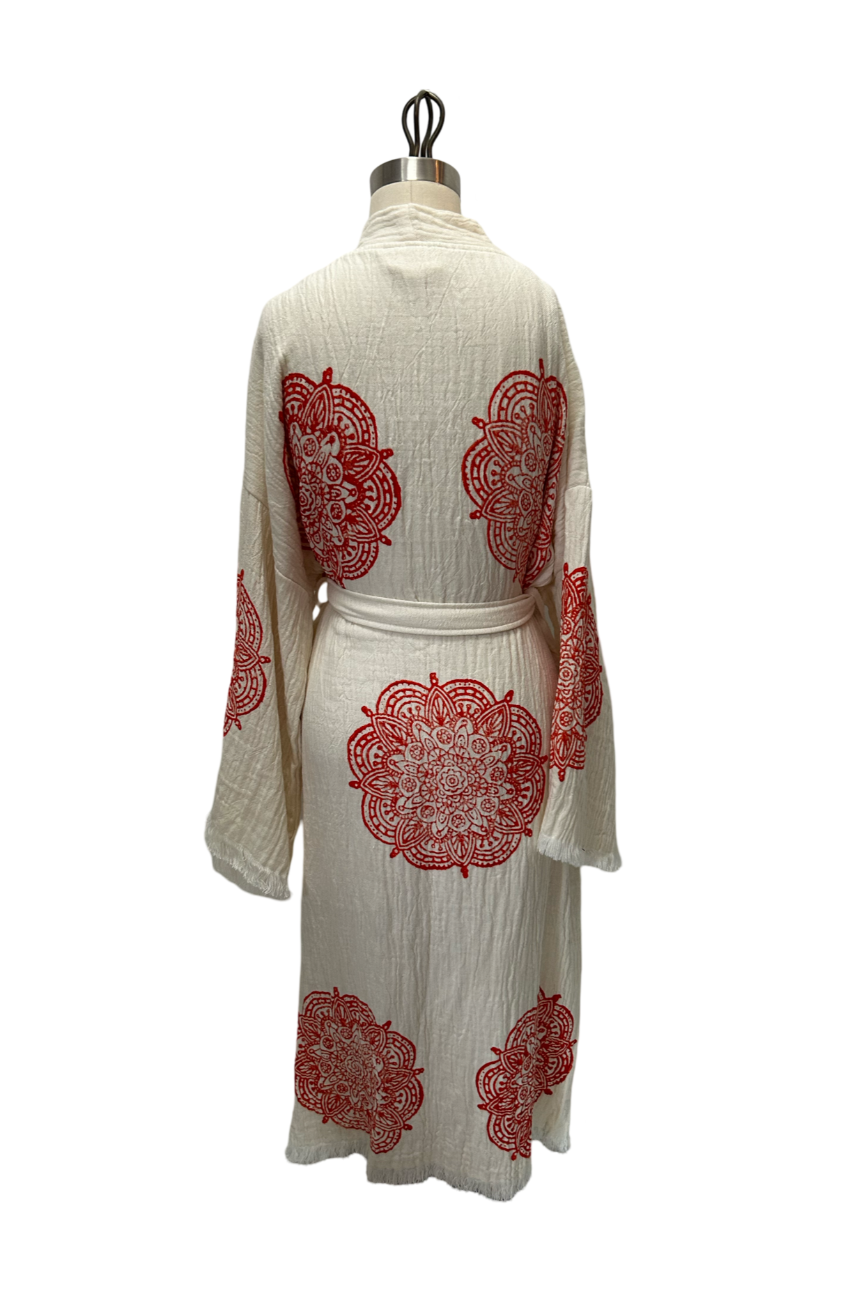 Mandala Robe in Red