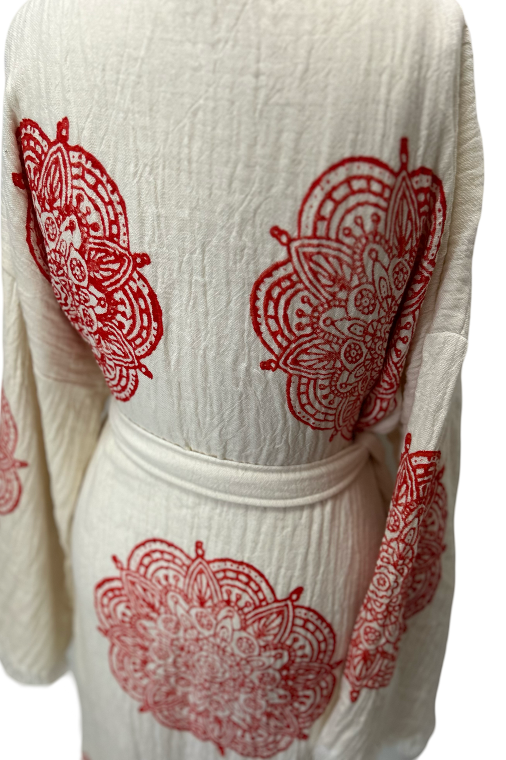 Mandala Robe in Red