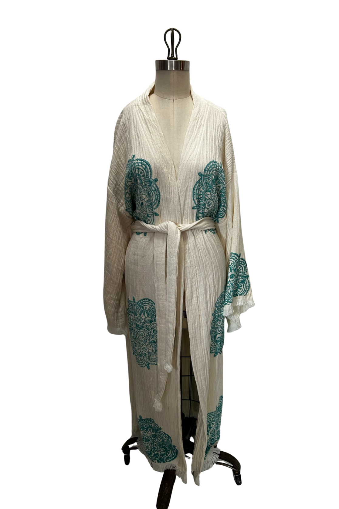 Mandala Robe in Turquoise