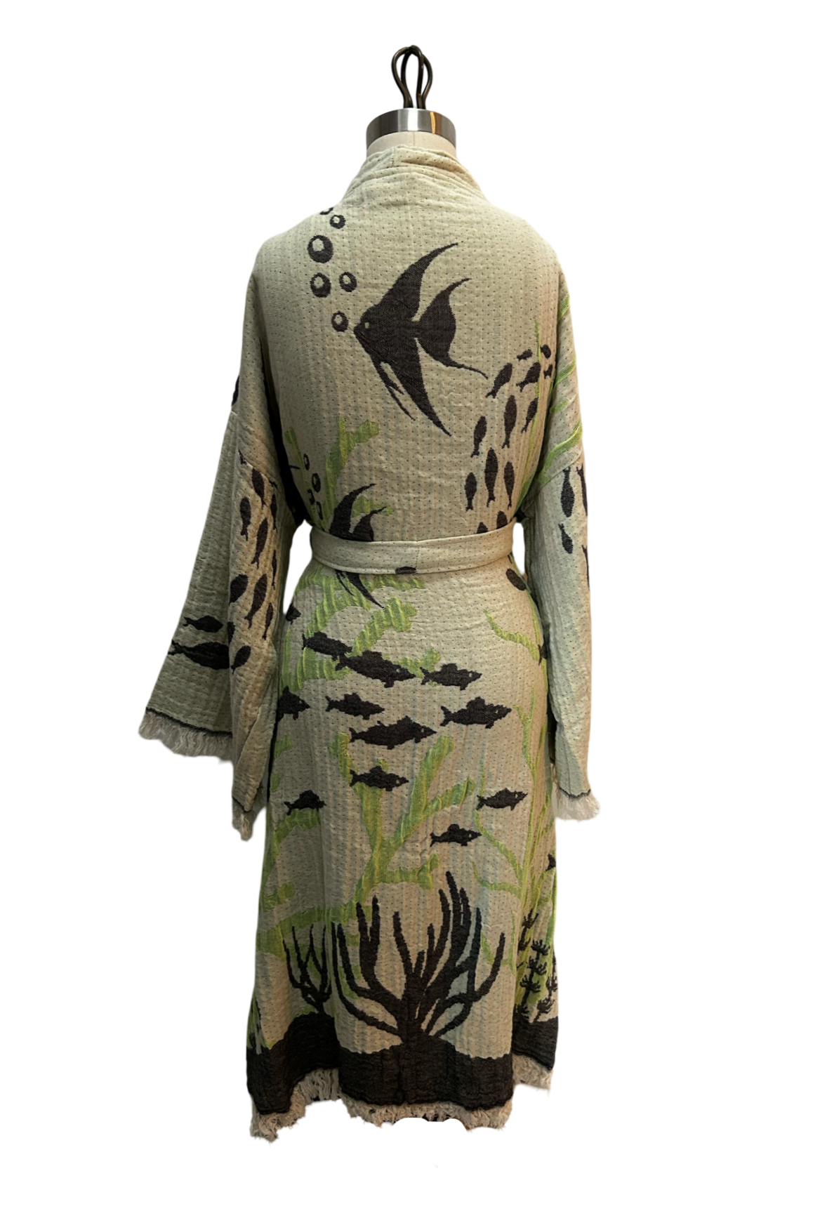 Coral Reef Robe in Green