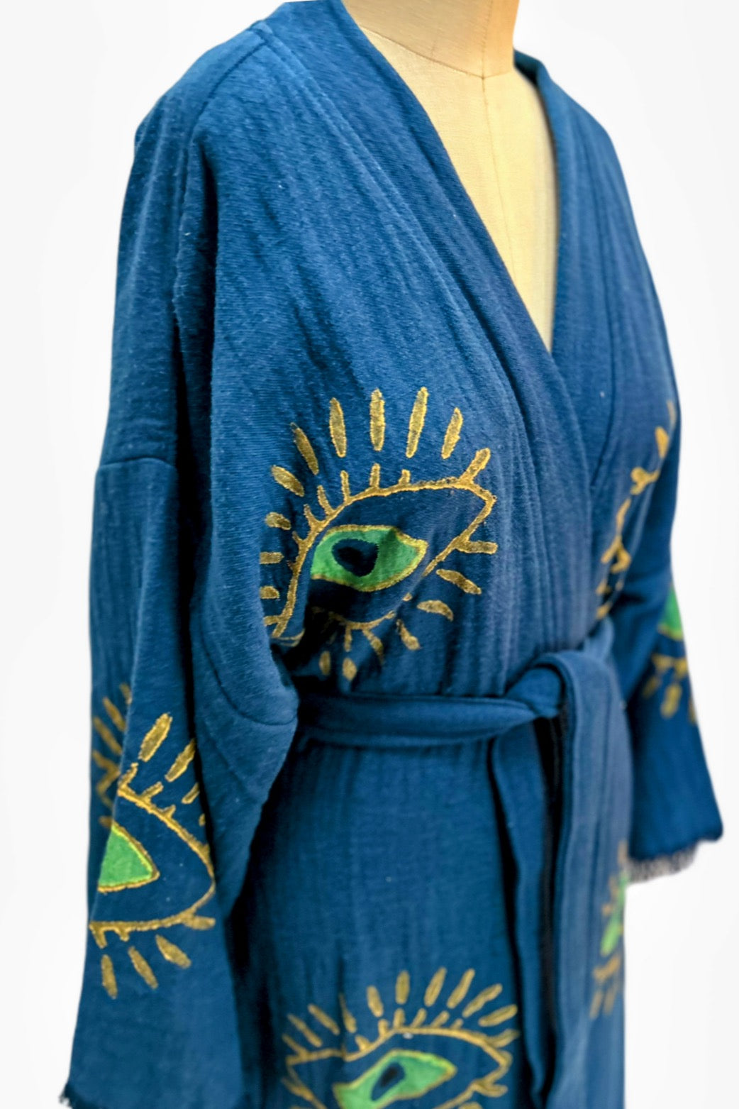 Evil Eye Robe in Blue