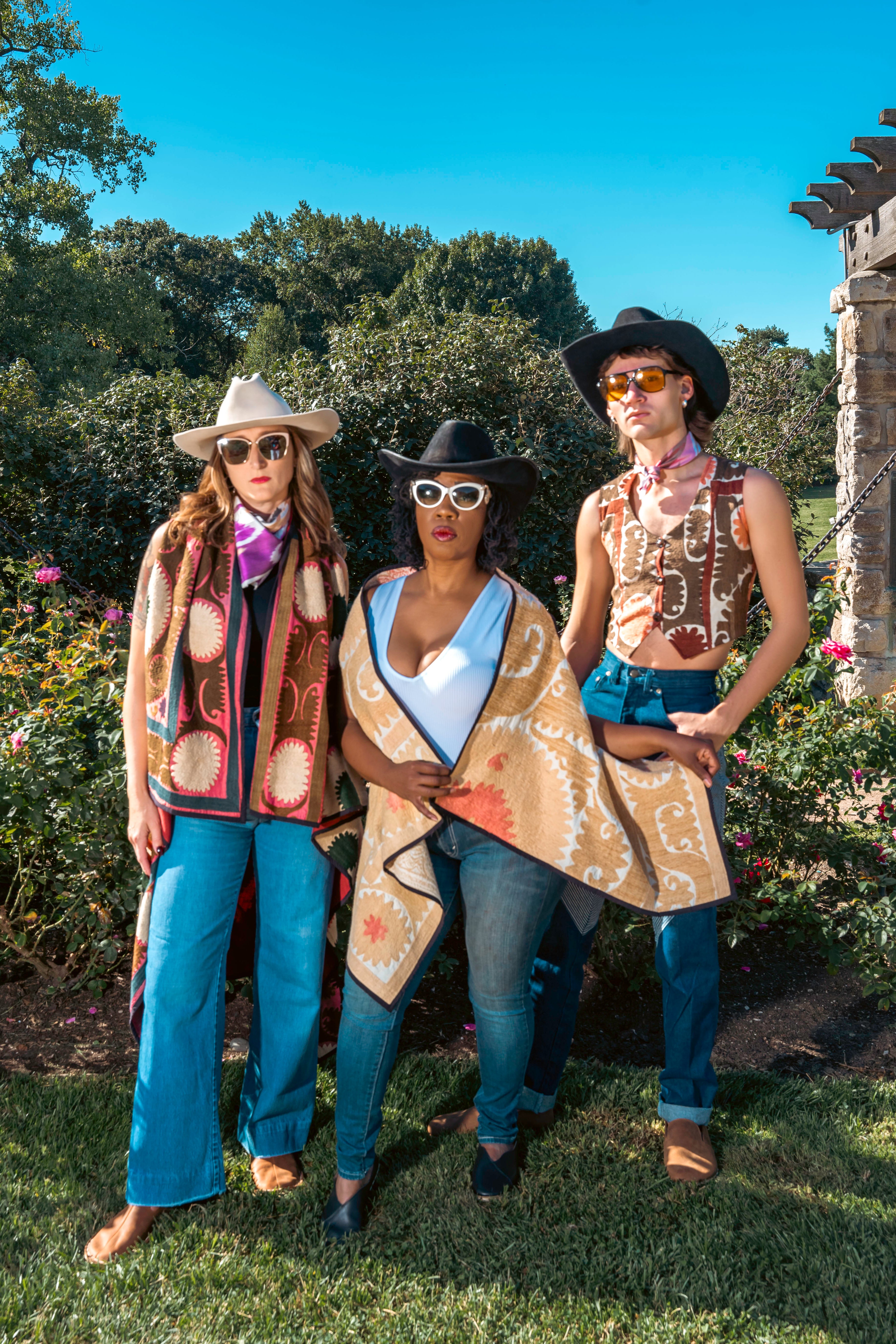 Hermes Vest & Poncho in Mauve