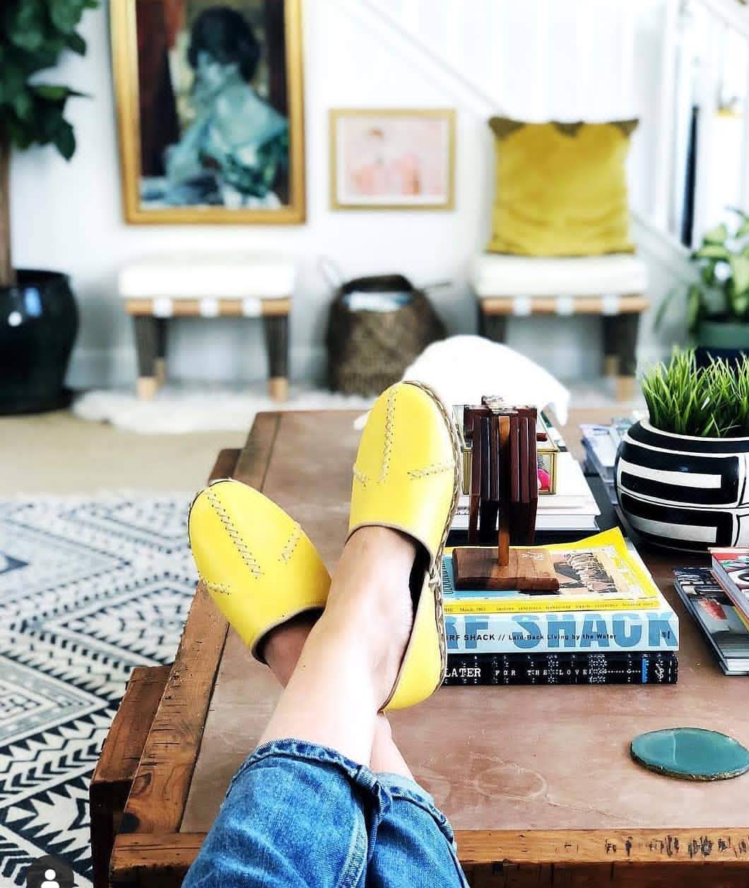 Nida Loafers in Mustard