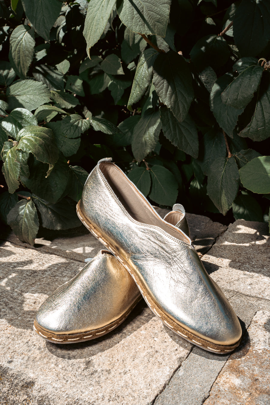 Lu Loafers in Gold