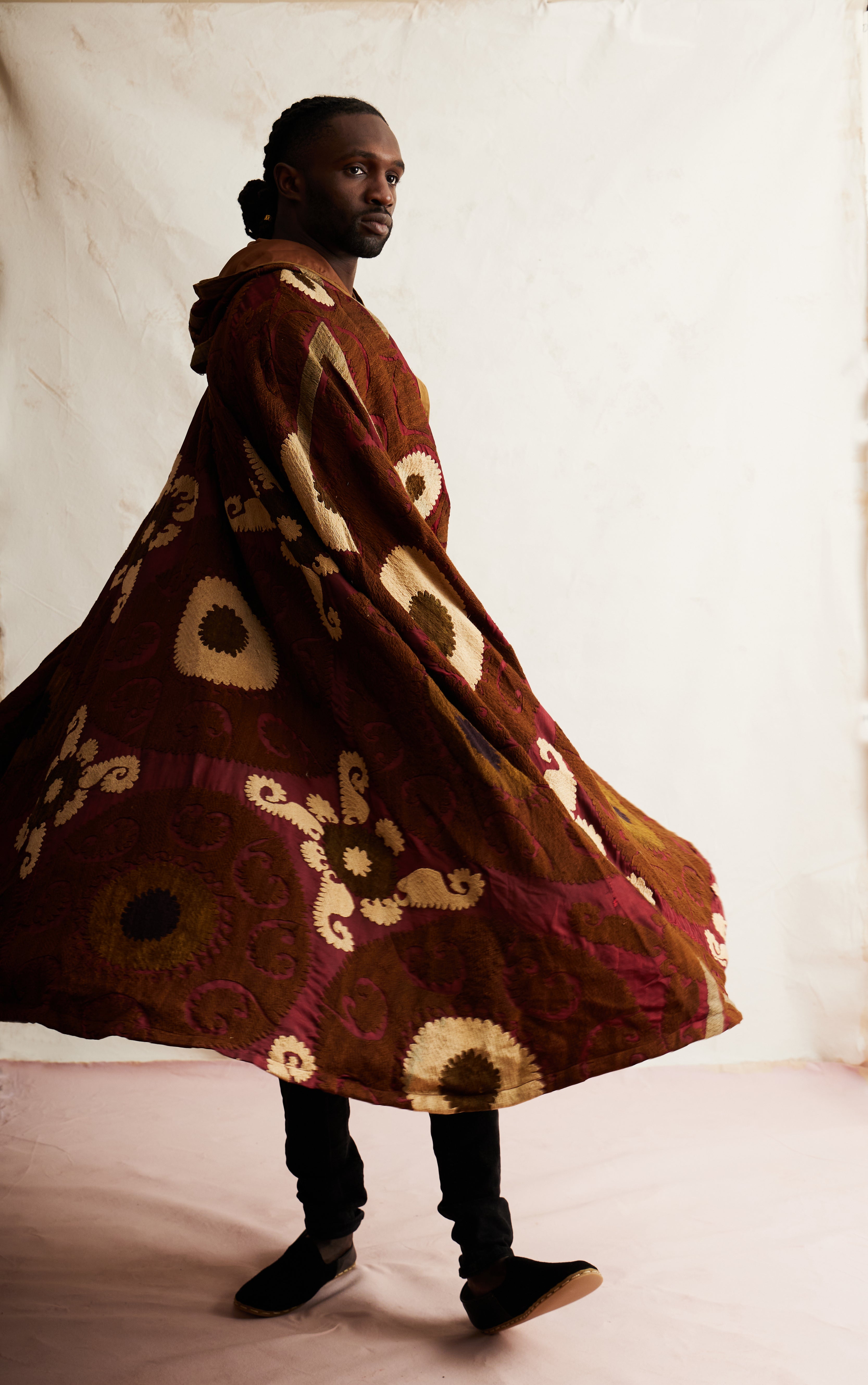 Whirling Dervish Cape Burgundy