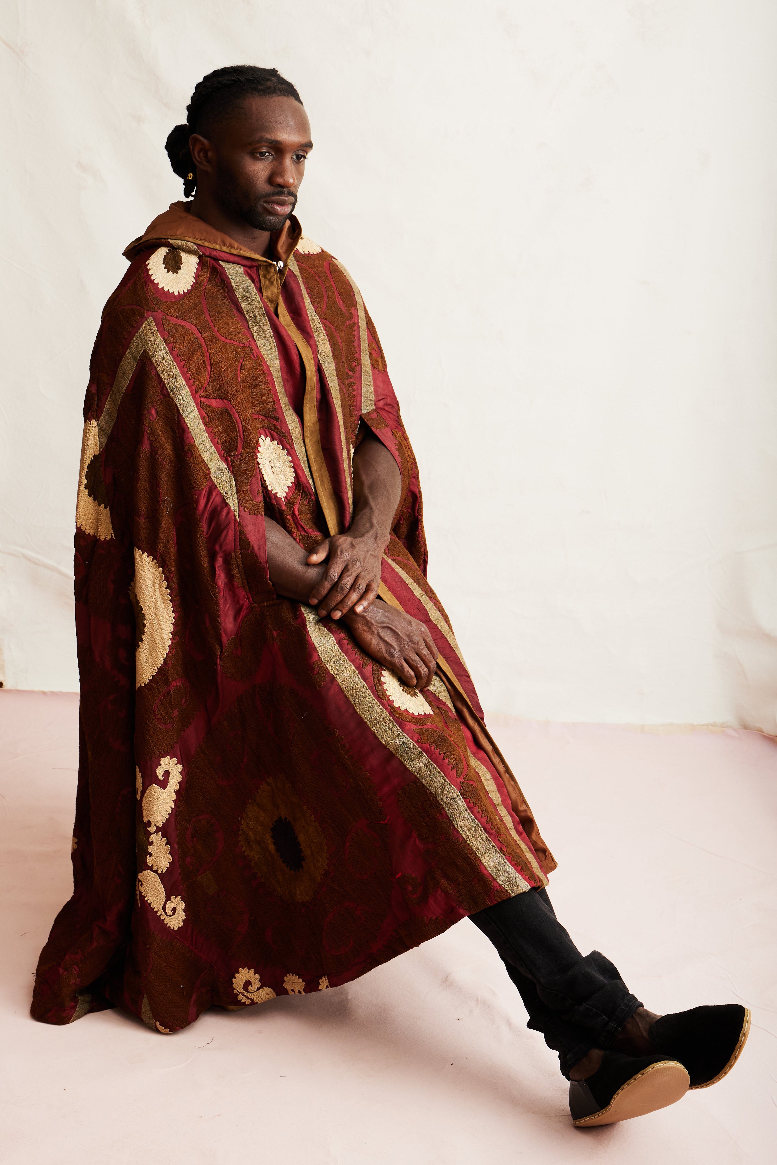 Whirling Dervish Cape Burgundy