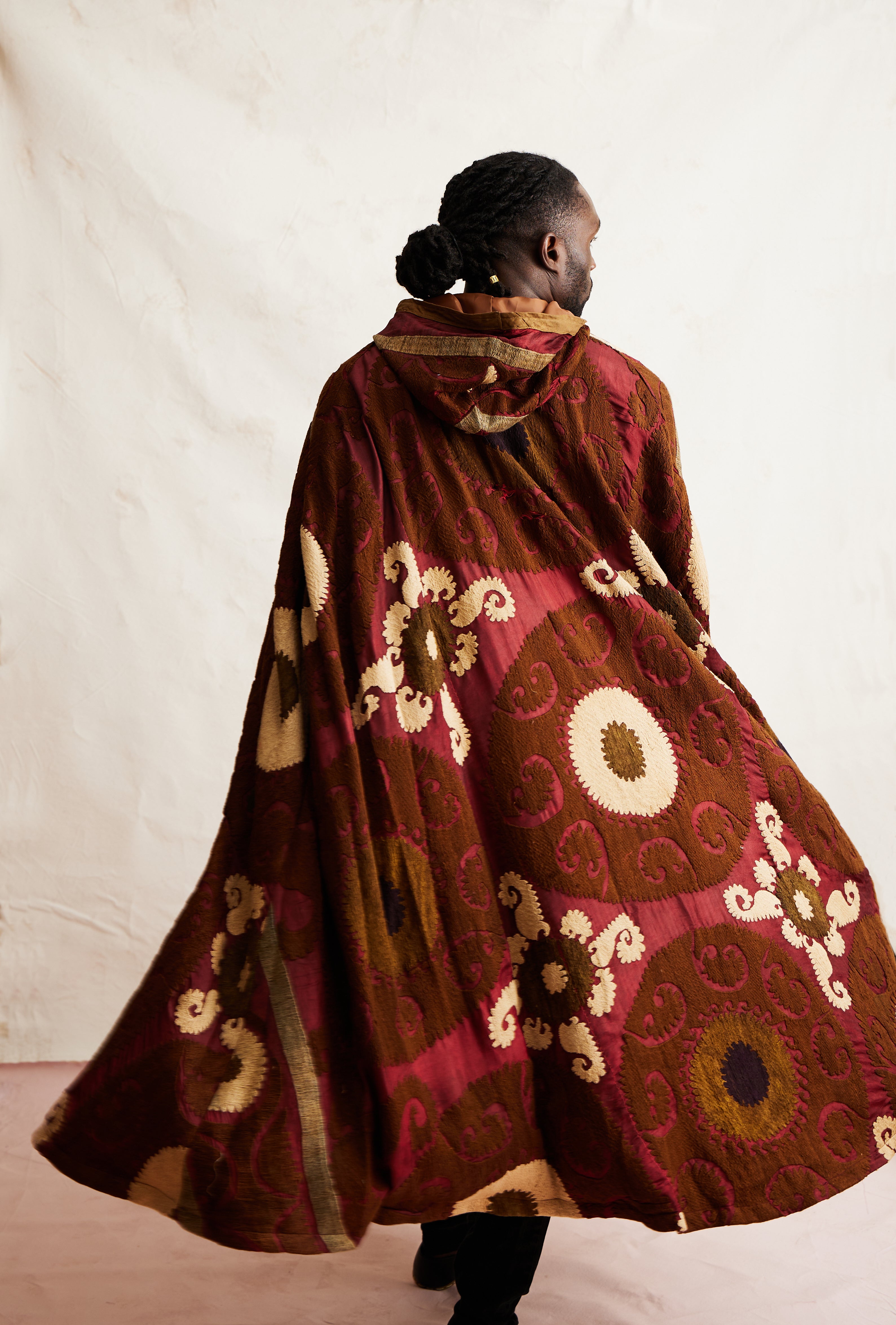 Whirling Dervish Cape Burgundy