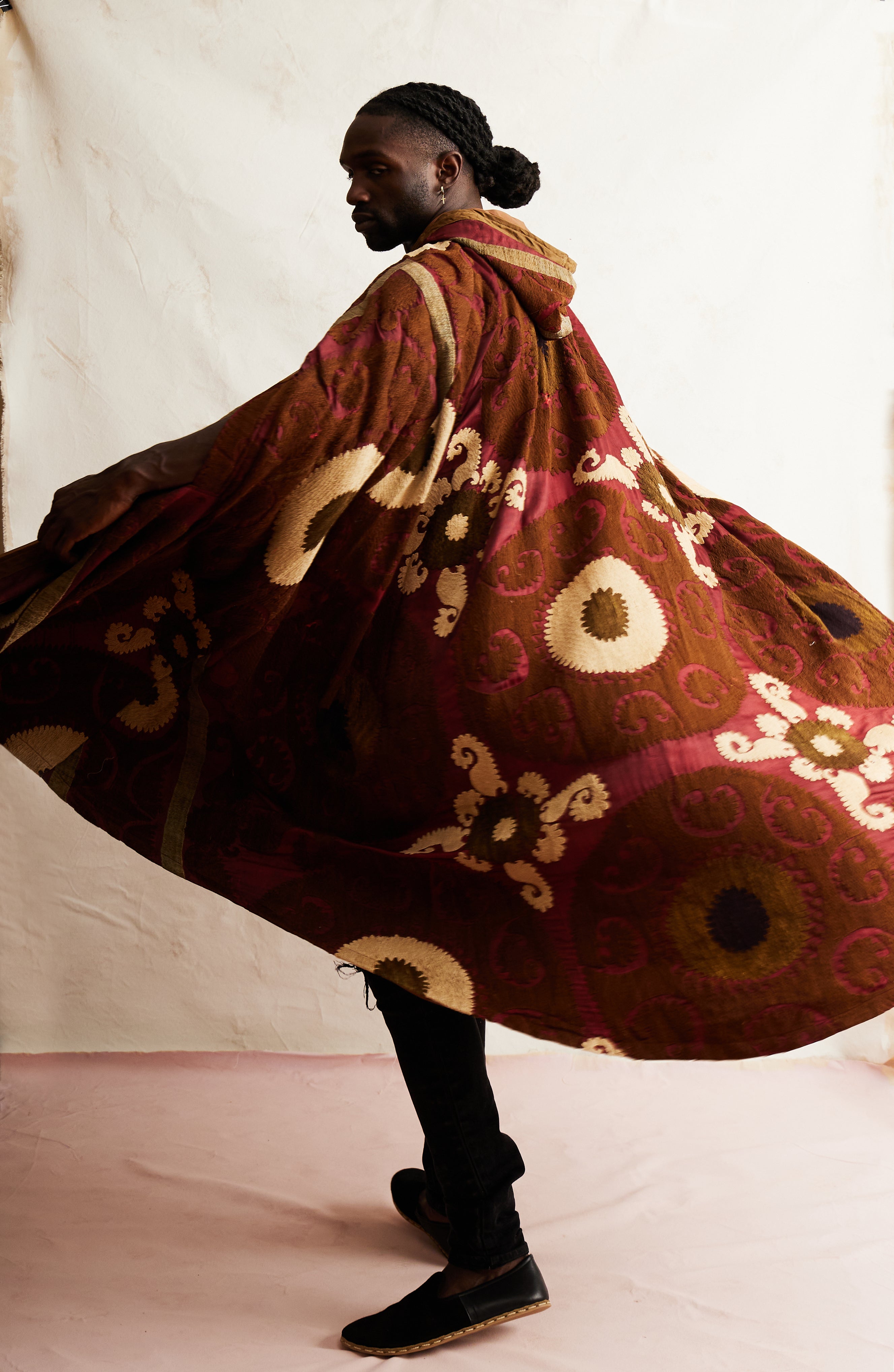 Whirling Dervish Cape Burgundy